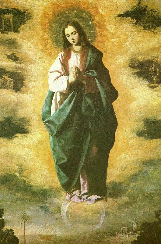 Francisco de Zurbaran immaculate virgin Sweden oil painting art